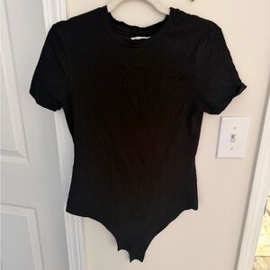 Primark black t shirt bodysuit